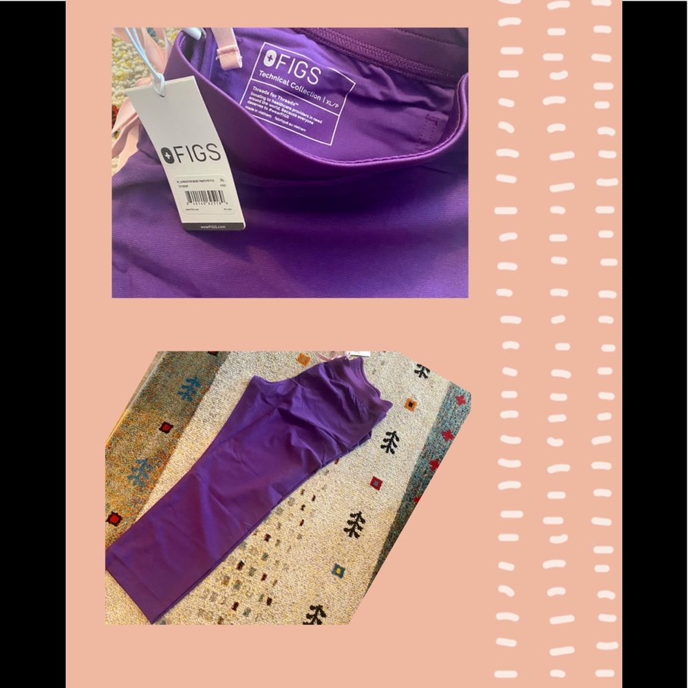 Ultra Violet XL petite Figs, NWT